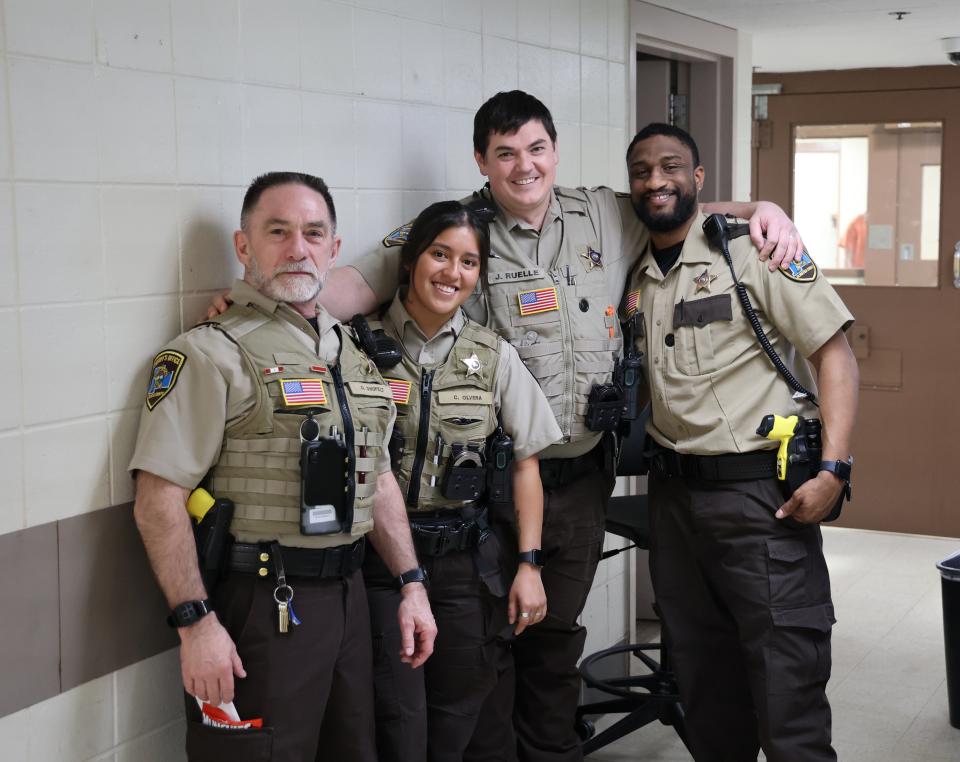 Detention Deputies posing for a photo