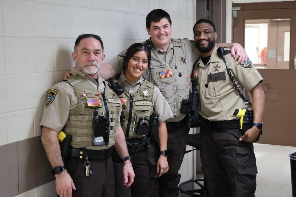 Detention Deputies posing for a photo